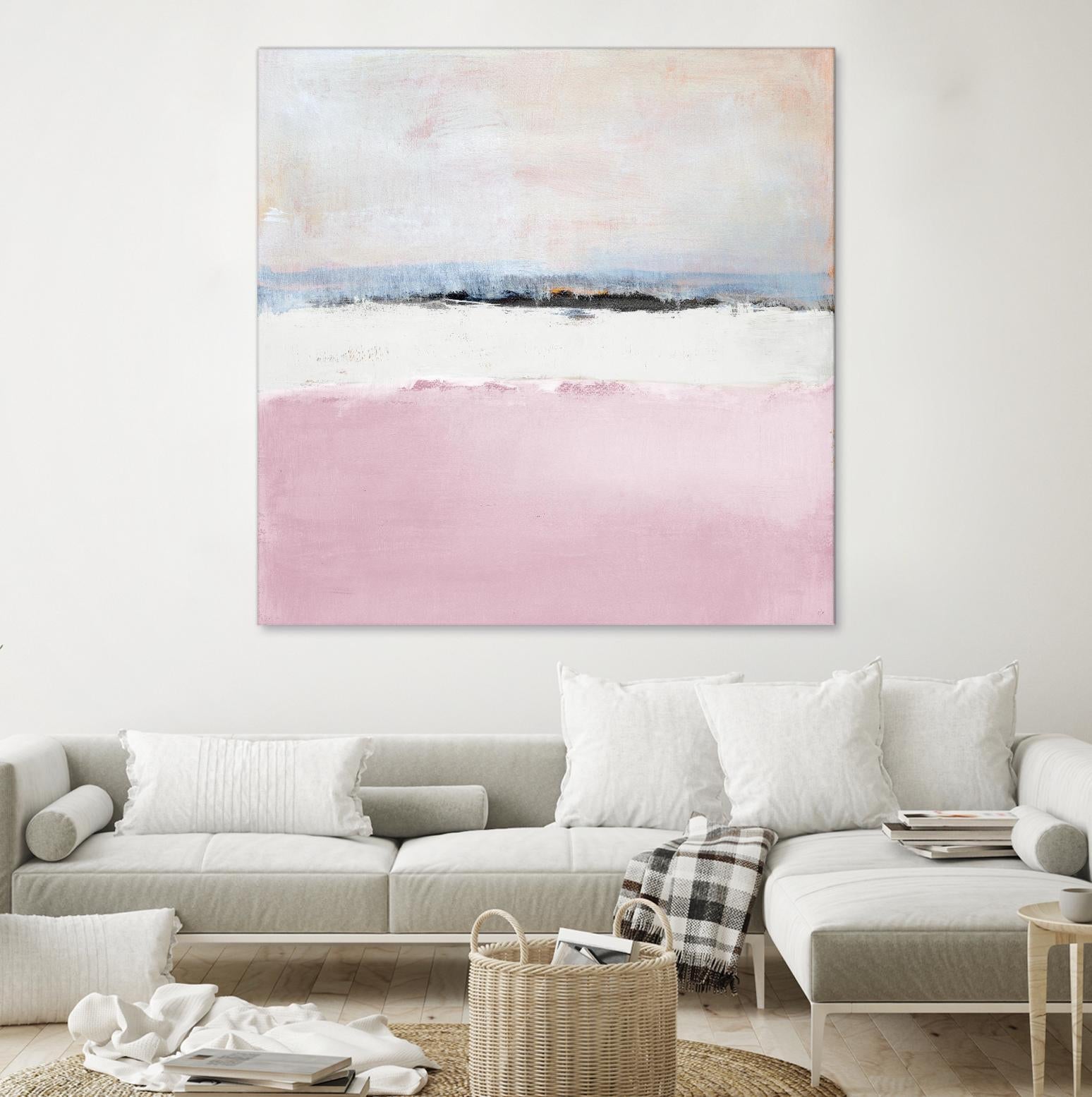Pink Sea Abstract