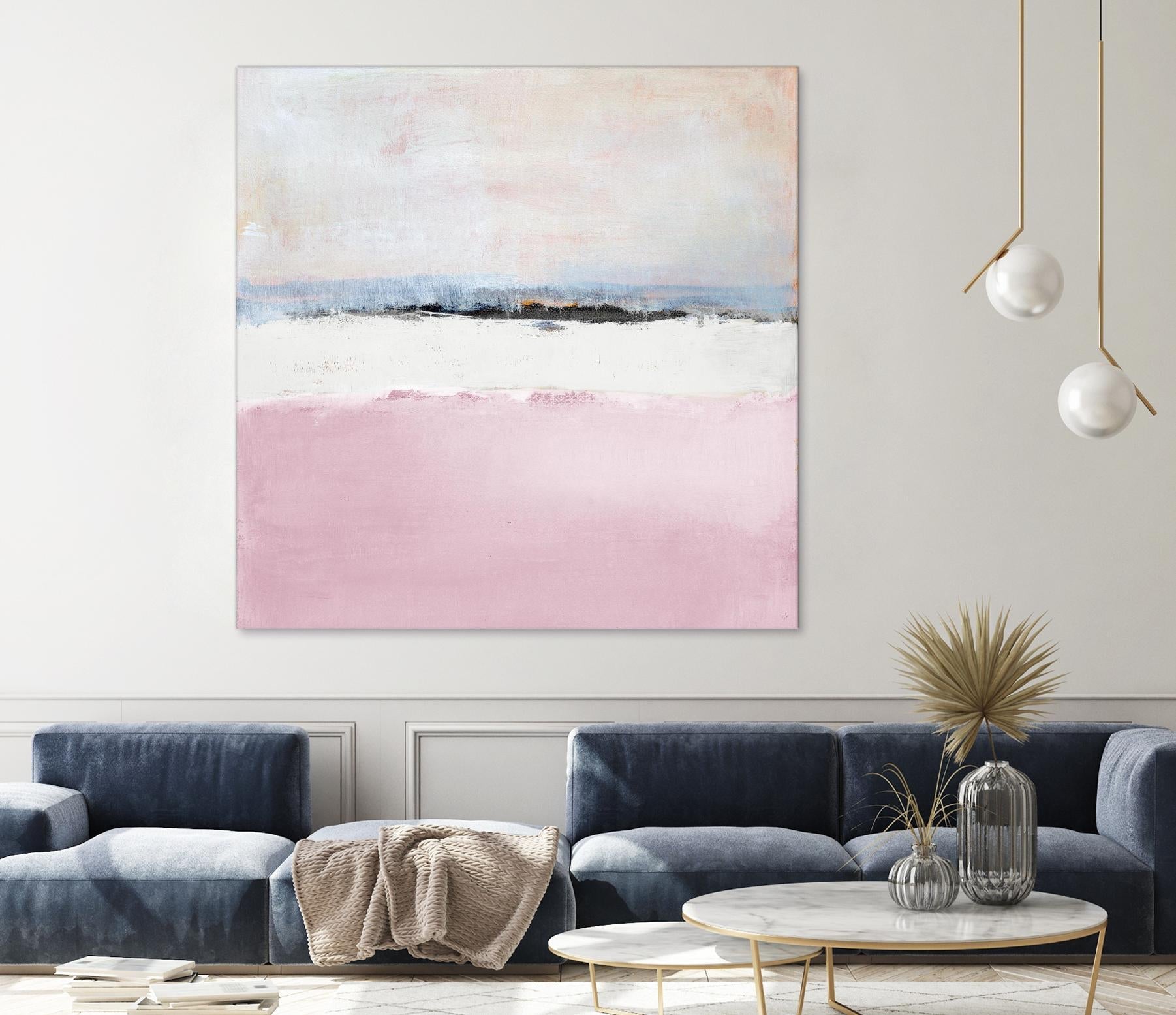 Pink Sea Abstract