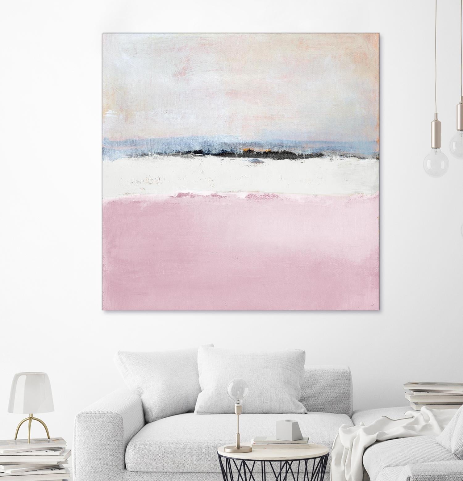 Pink Sea Abstract