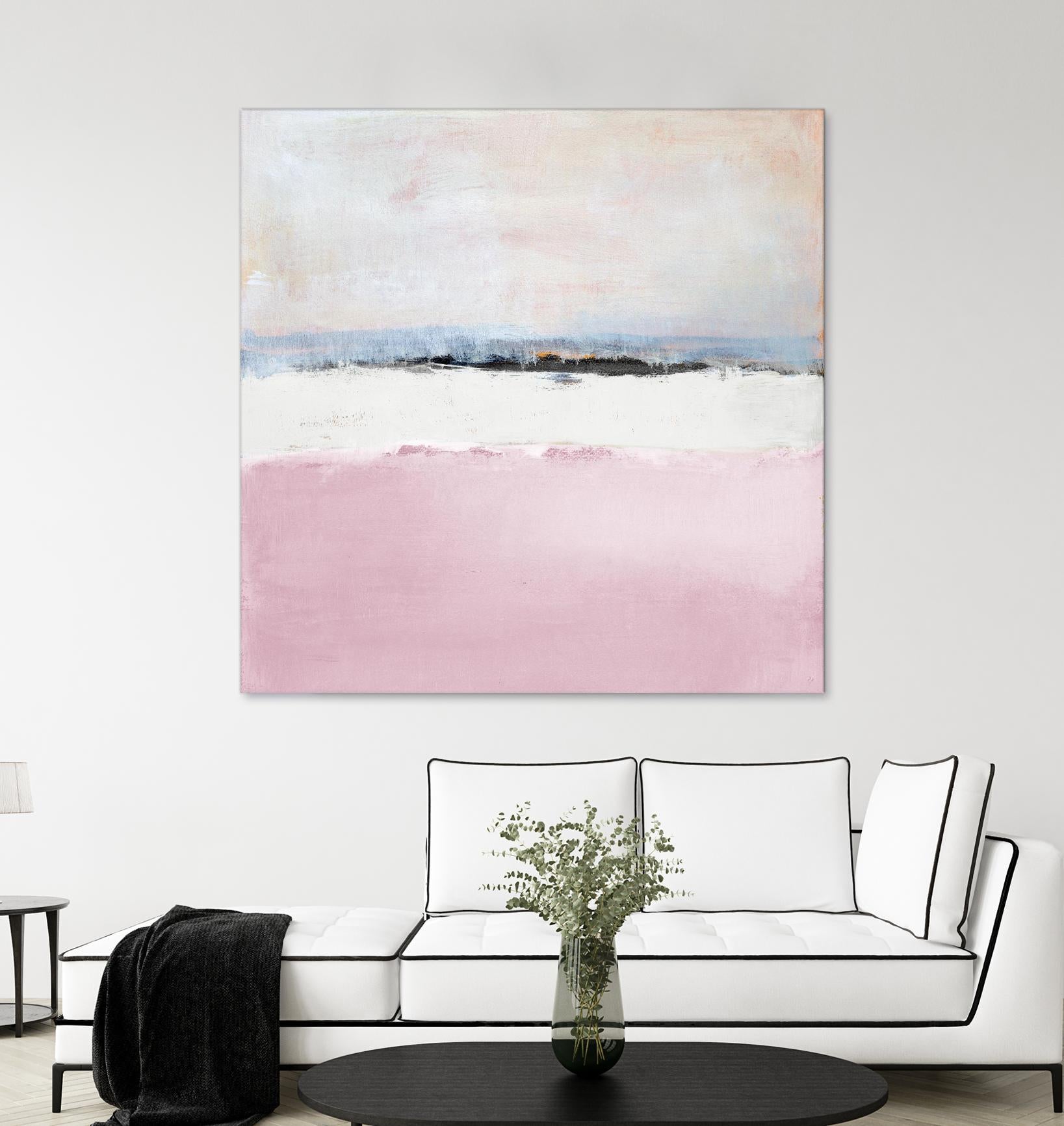 Pink Sea Abstract