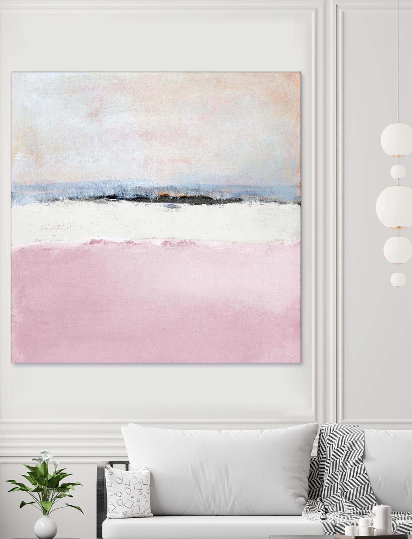 Pink Sea Abstract