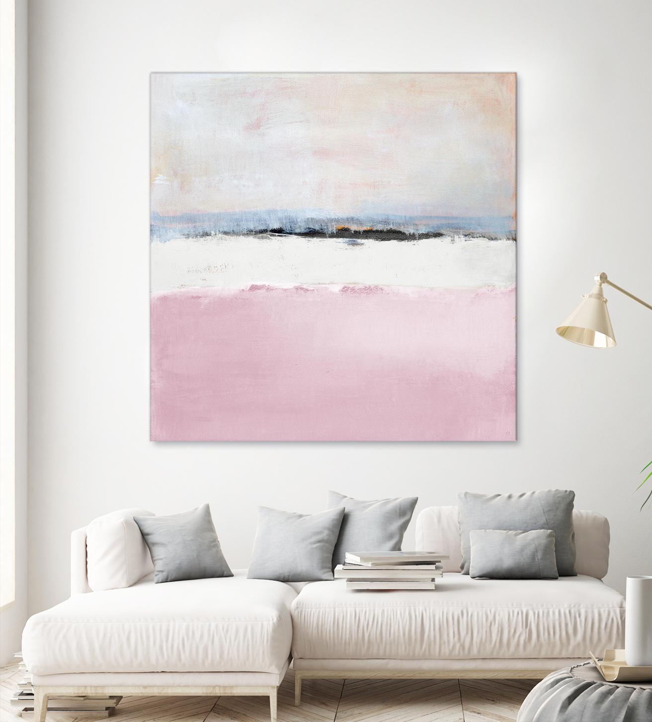 Pink Sea Abstract