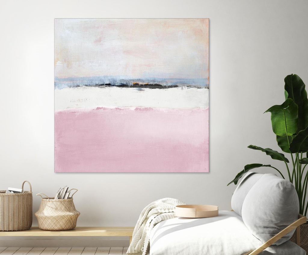 Pink Sea Abstract