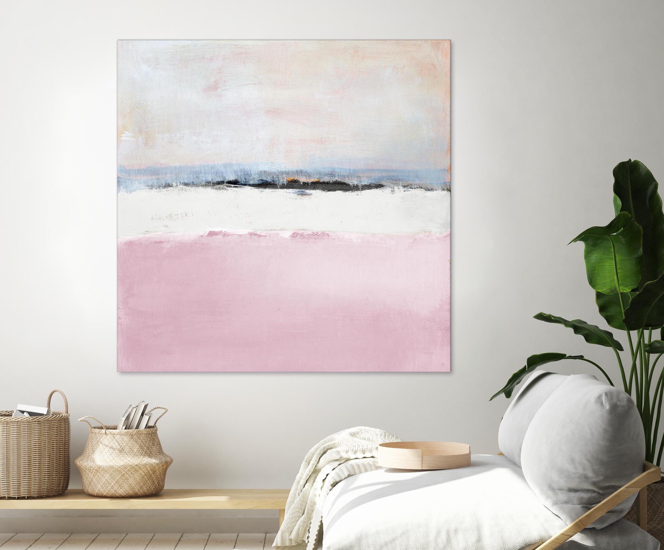 Pink Sea Abstract