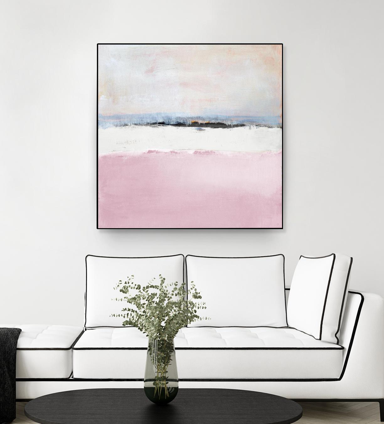Pink Sea Abstract