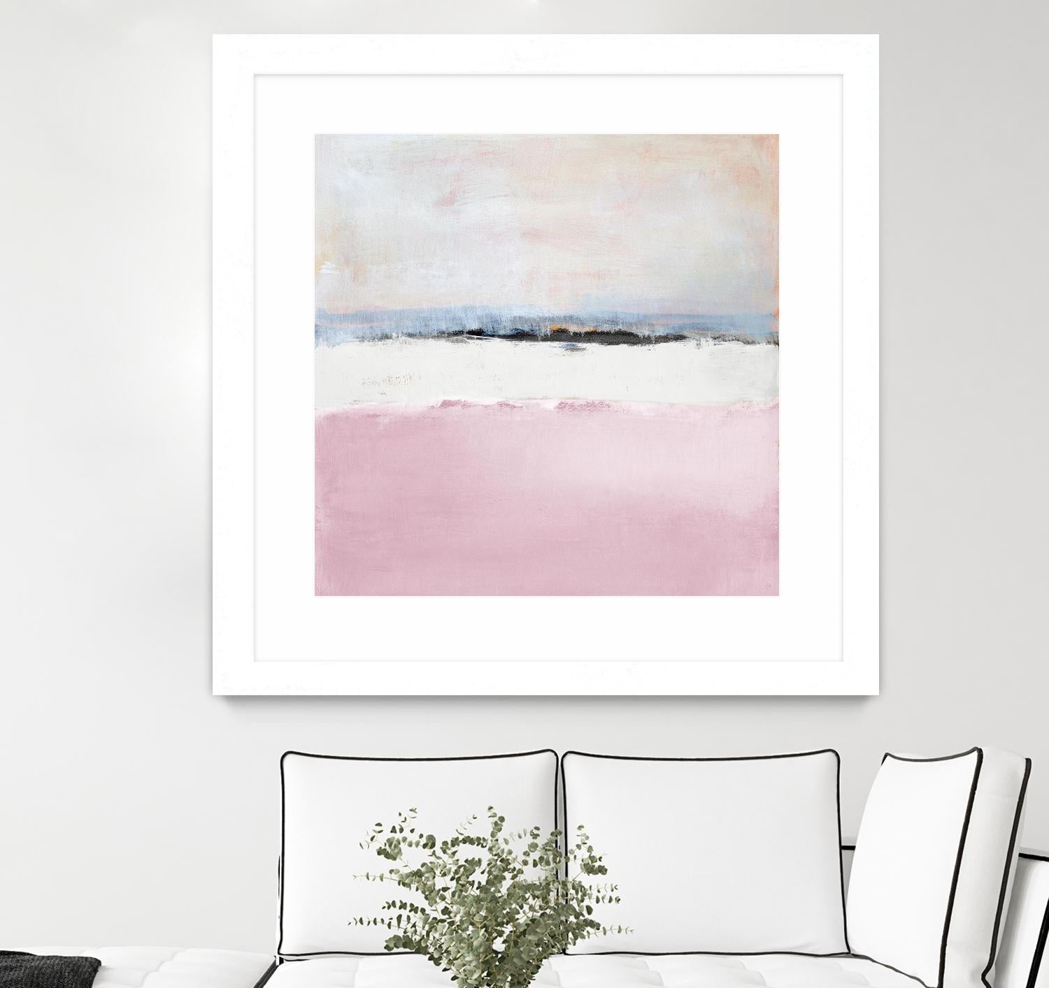 Pink Sea Abstract