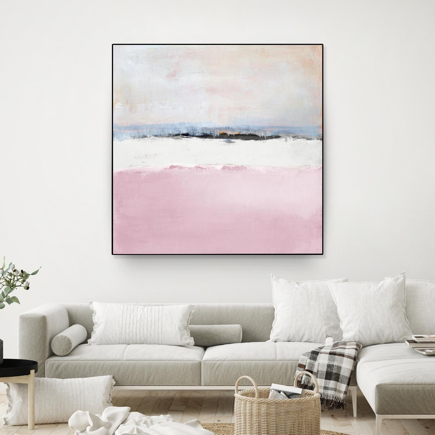 Pink Sea Abstract