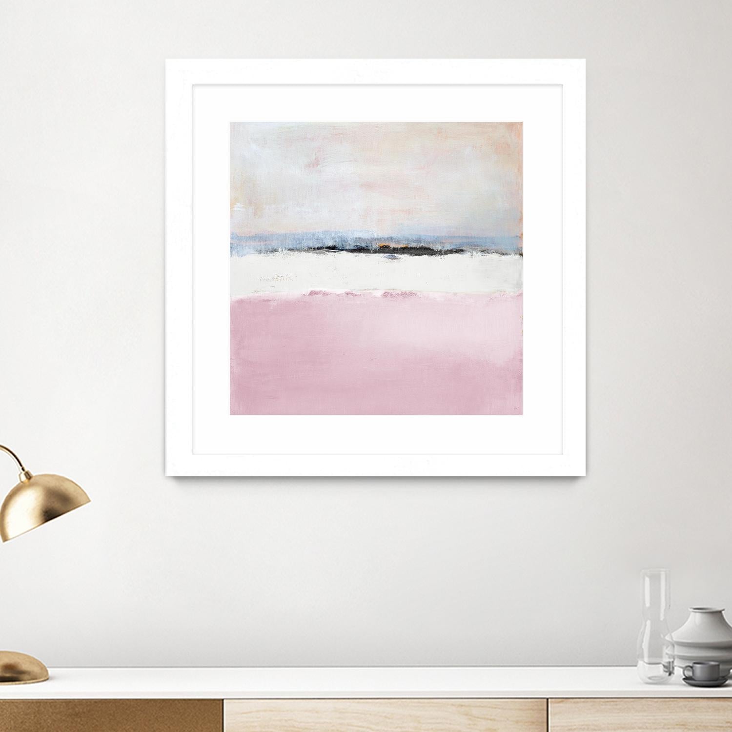 Pink Sea Abstract
