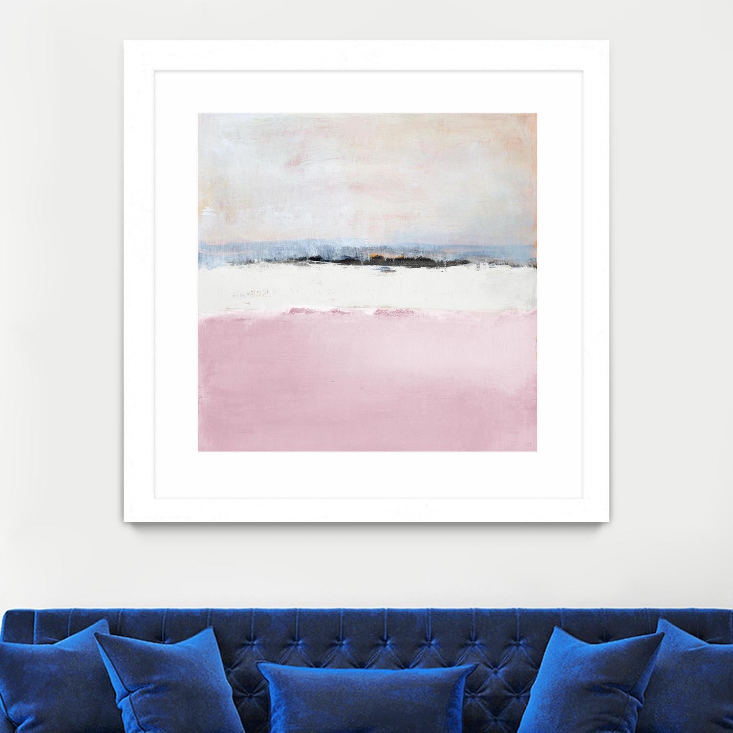 Pink Sea Abstract
