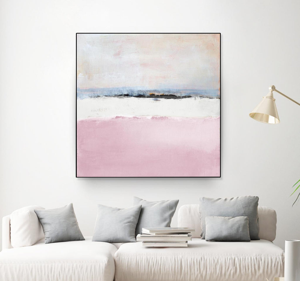 Pink Sea Abstract