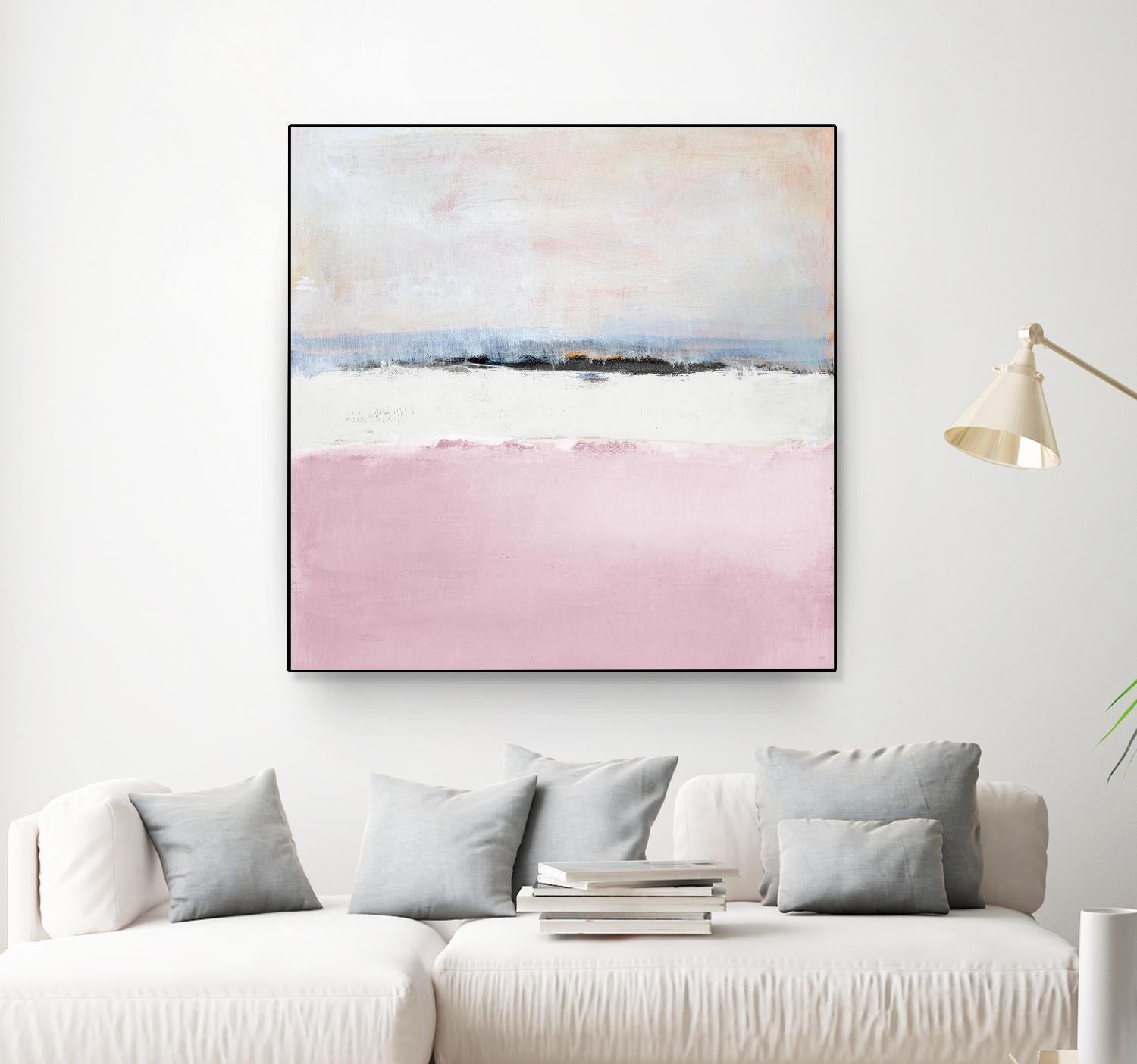 Pink Sea Abstract