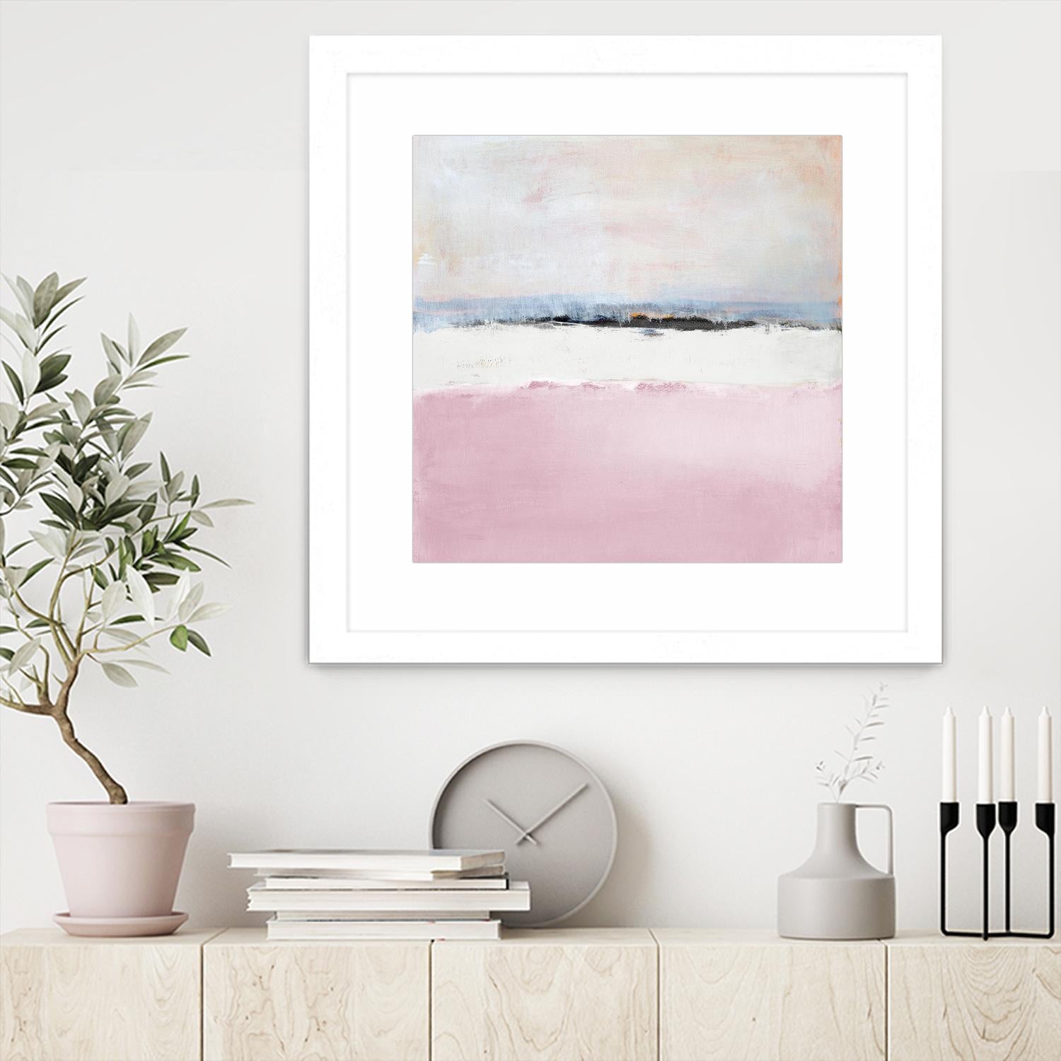 Pink Sea Abstract