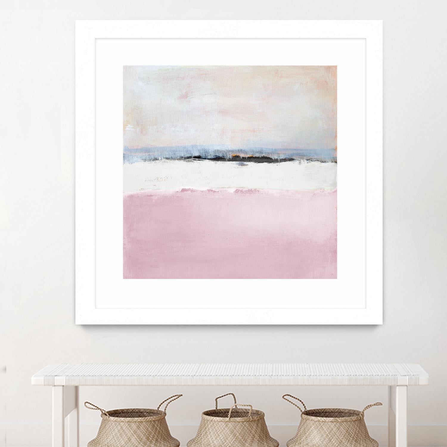 Pink Sea Abstract