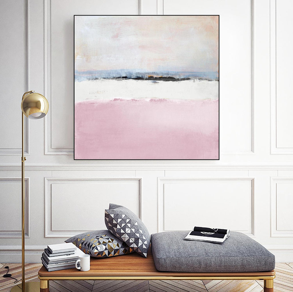 Pink Sea Abstract