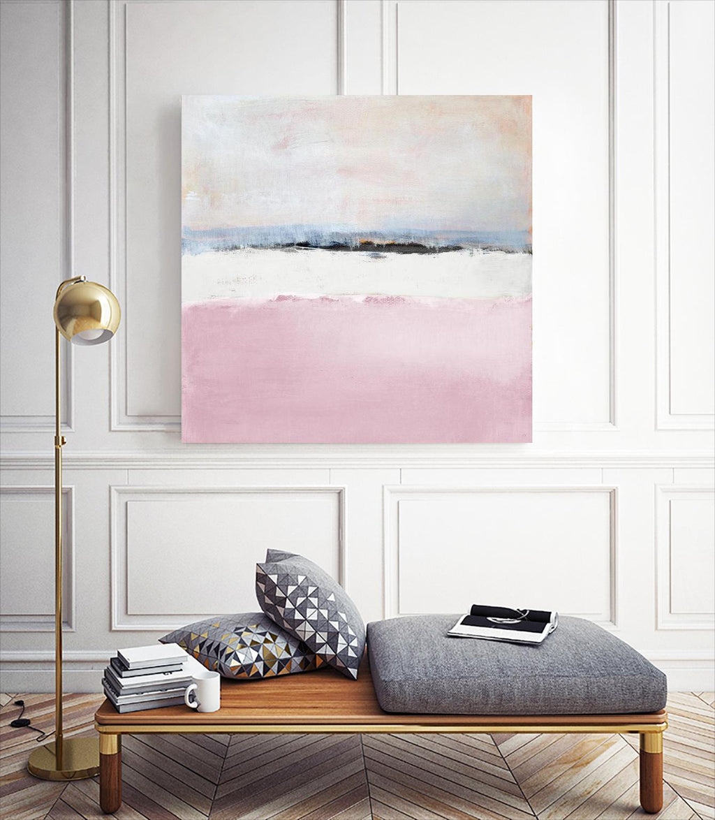Pink Sea Abstract