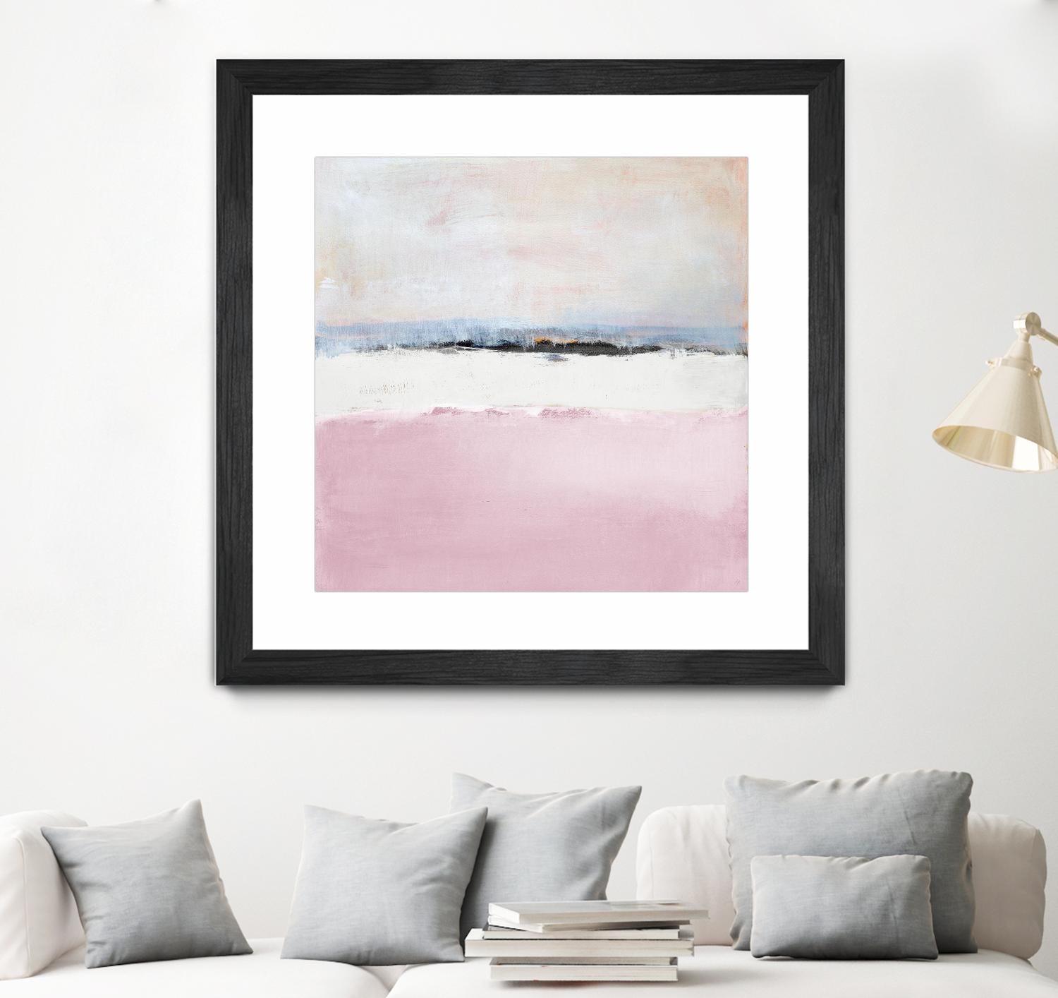 Pink Sea Abstract