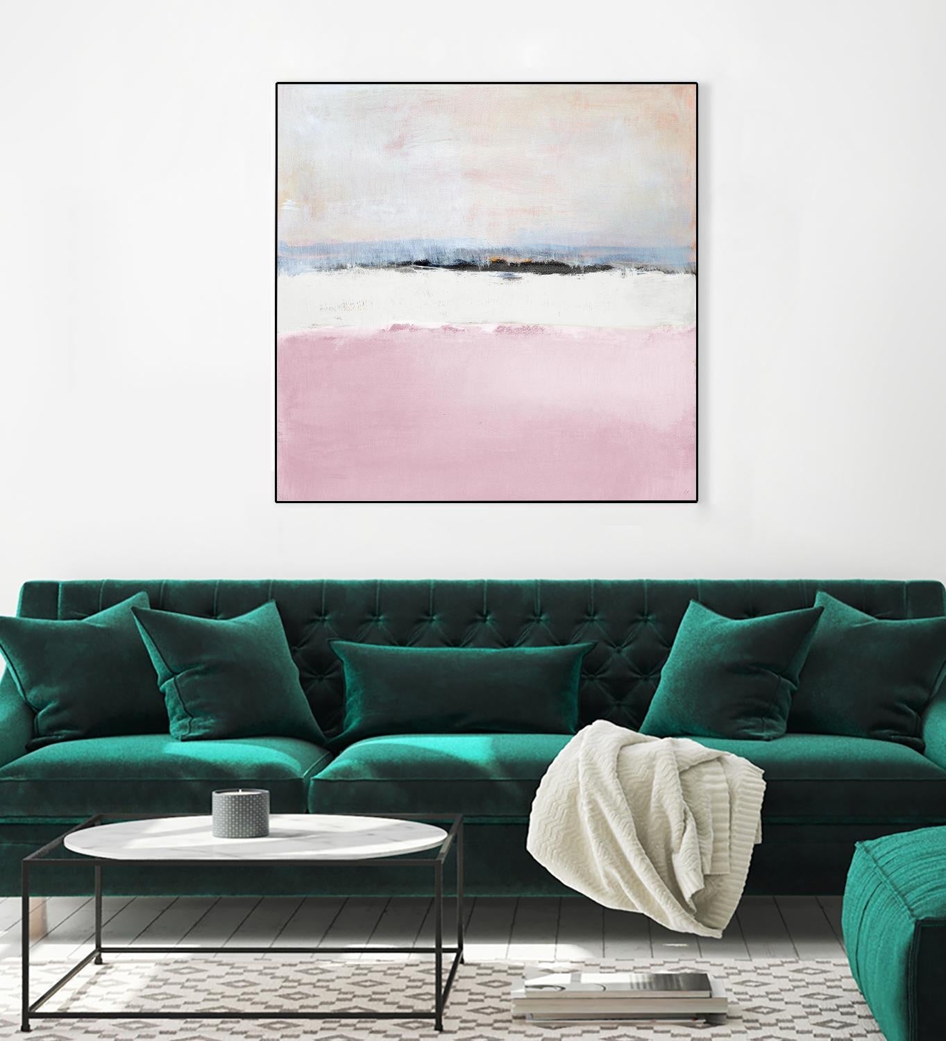 Pink Sea Abstract
