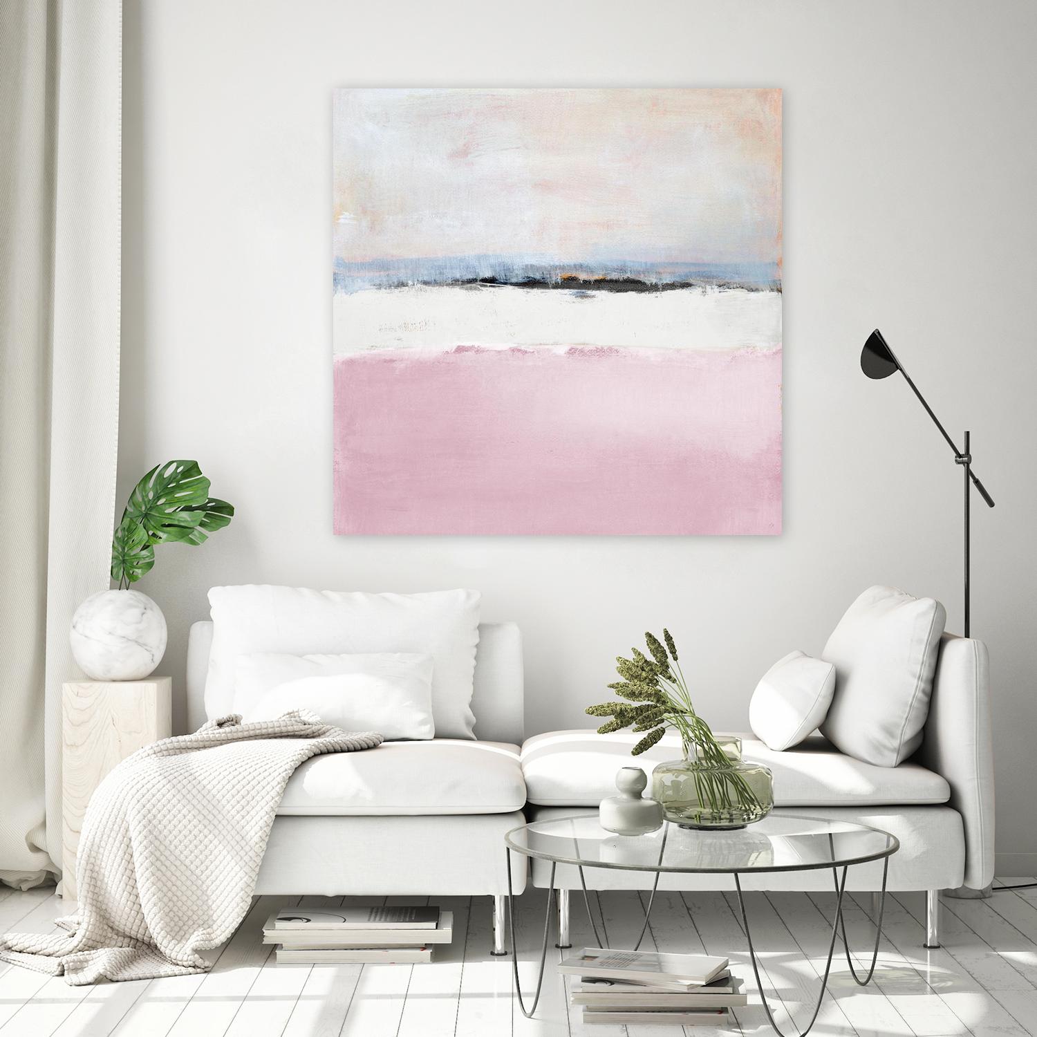 Pink Sea Abstract