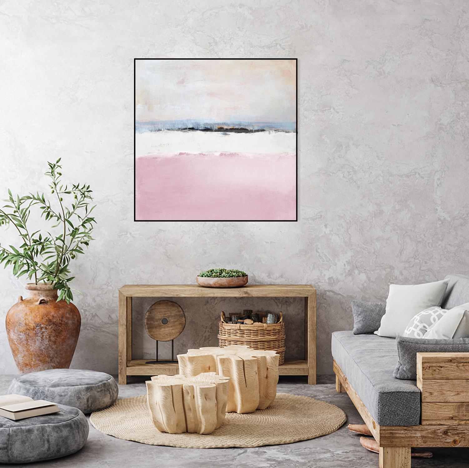 Pink Sea Abstract