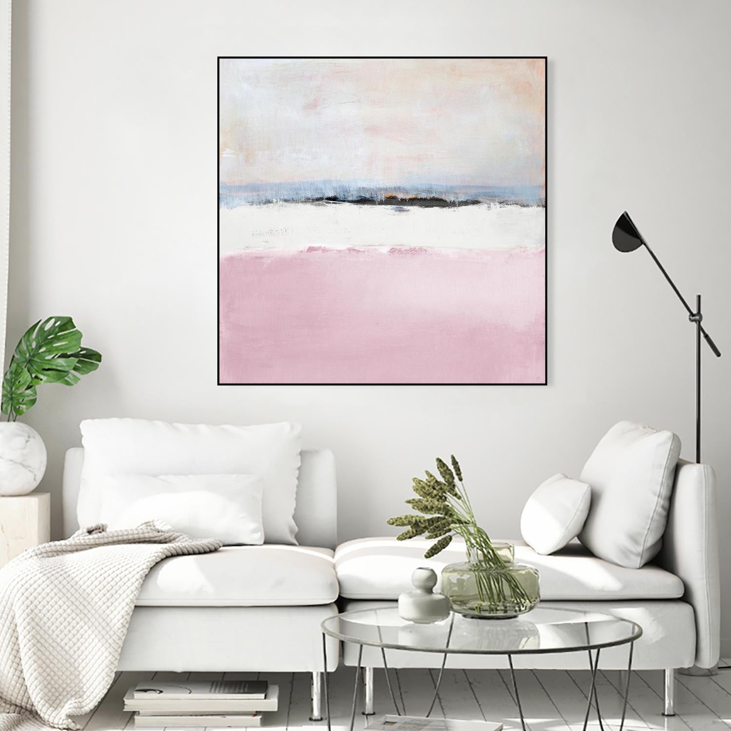 Pink Sea Abstract