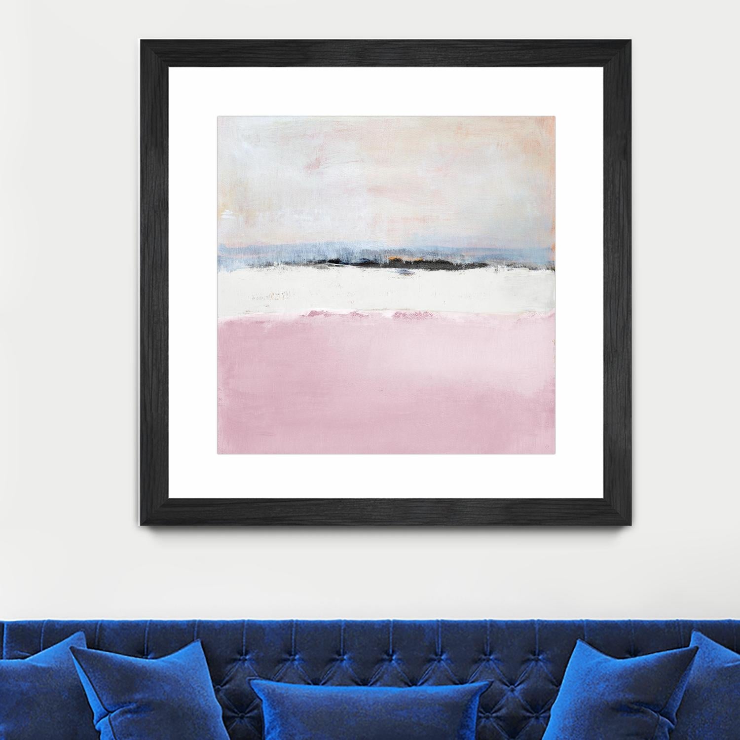 Pink Sea Abstract
