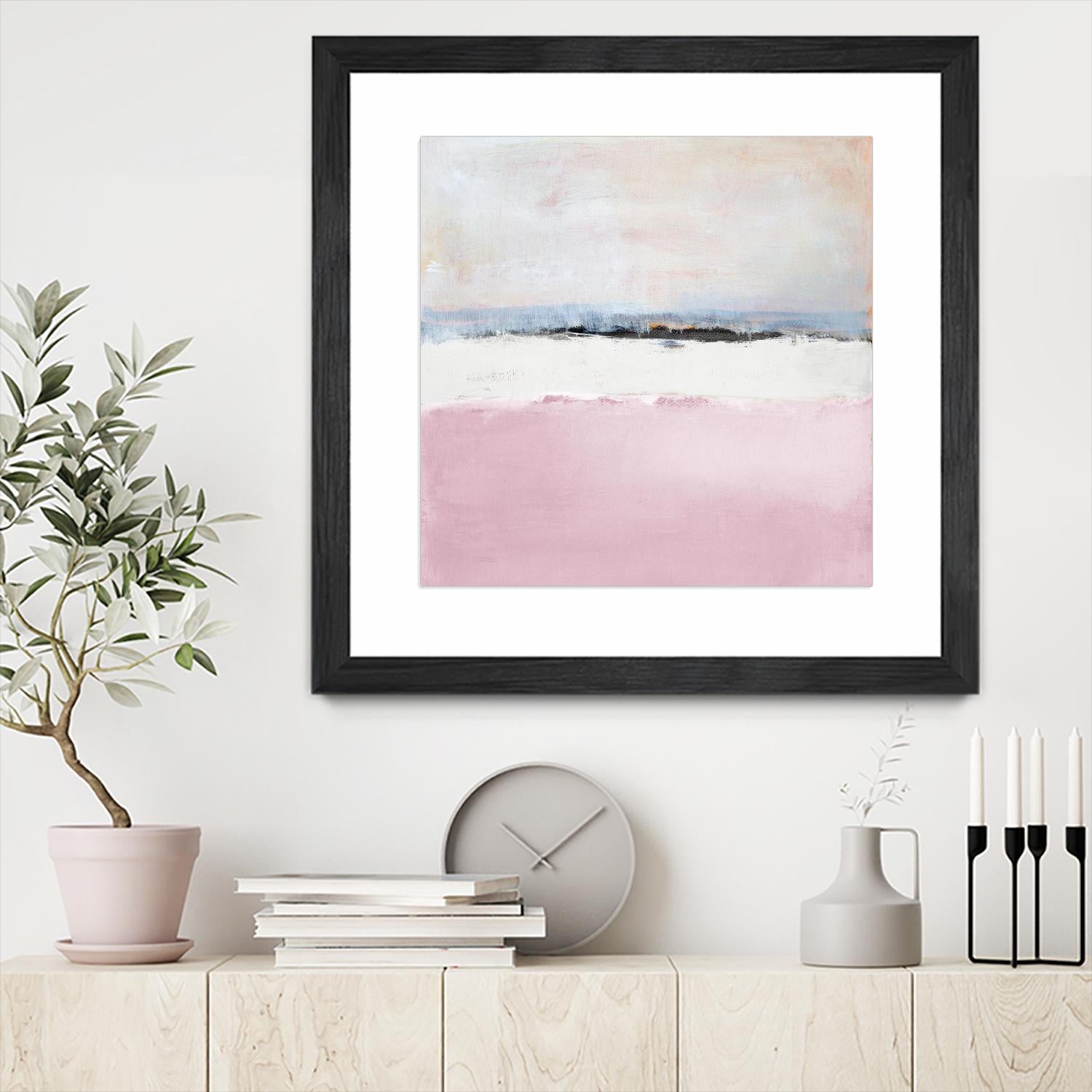 Pink Sea Abstract