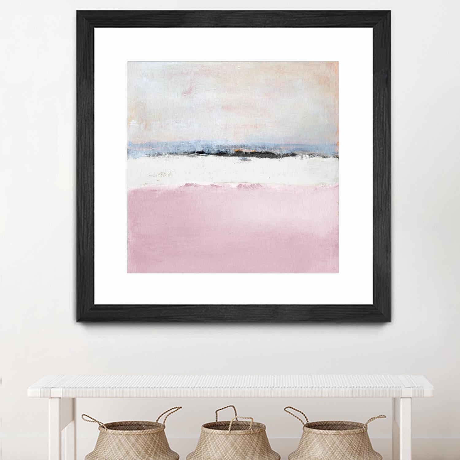 Pink Sea Abstract