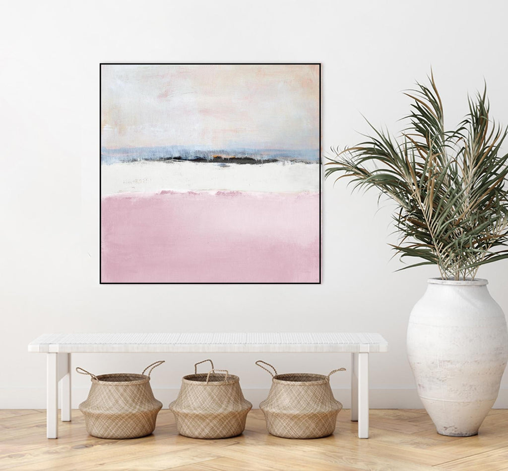 Pink Sea Abstract
