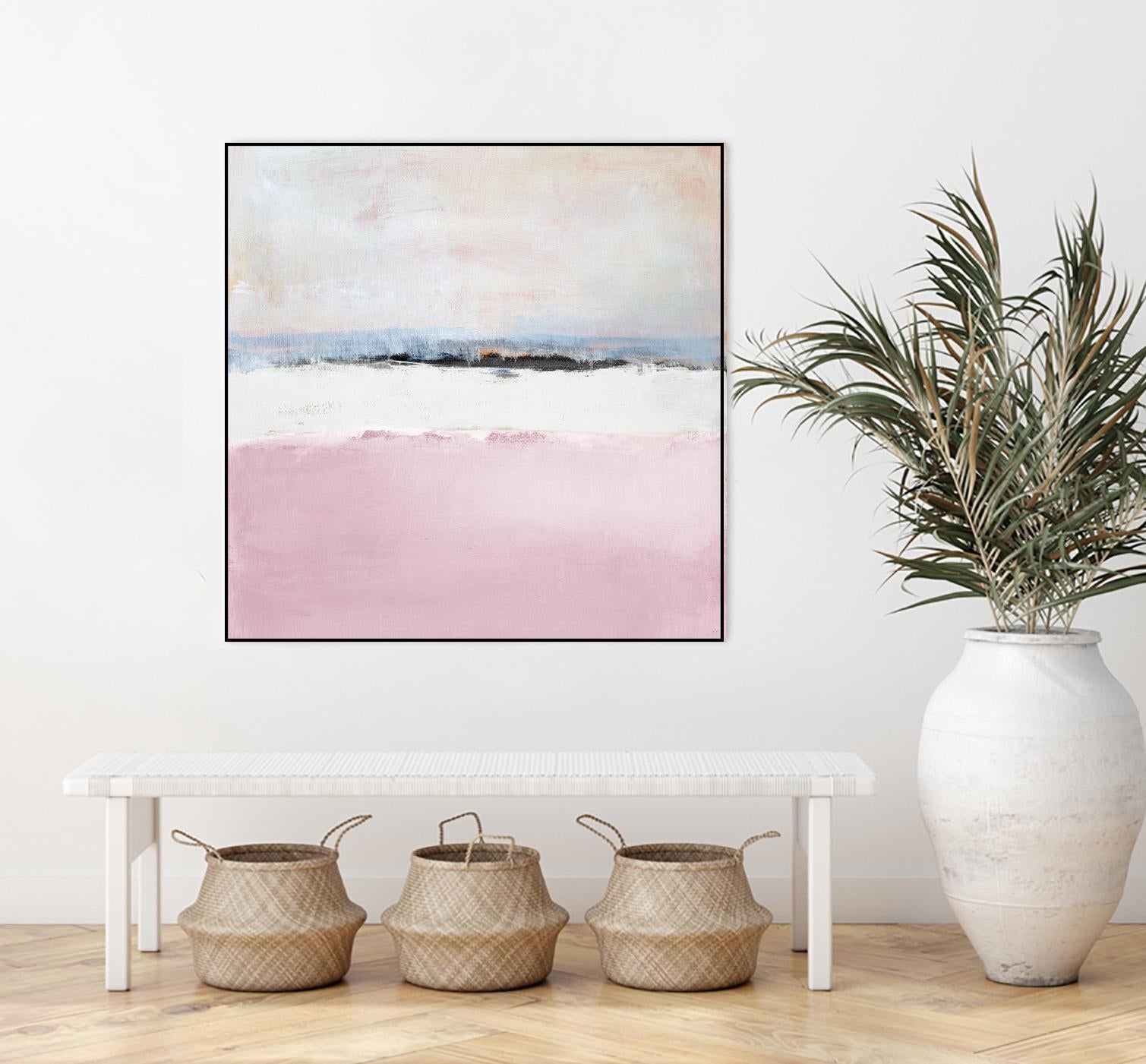 Pink Sea Abstract