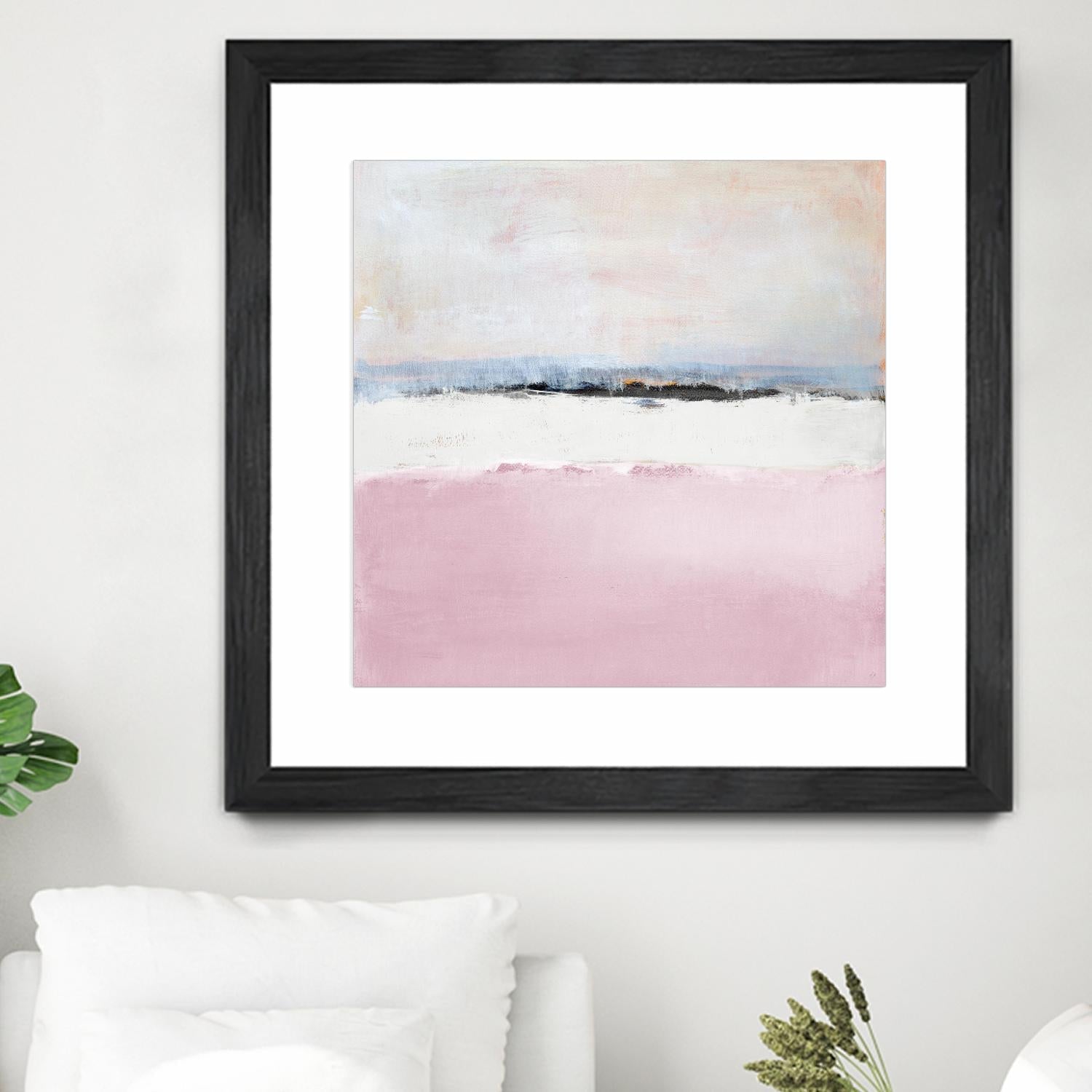 Pink Sea Abstract