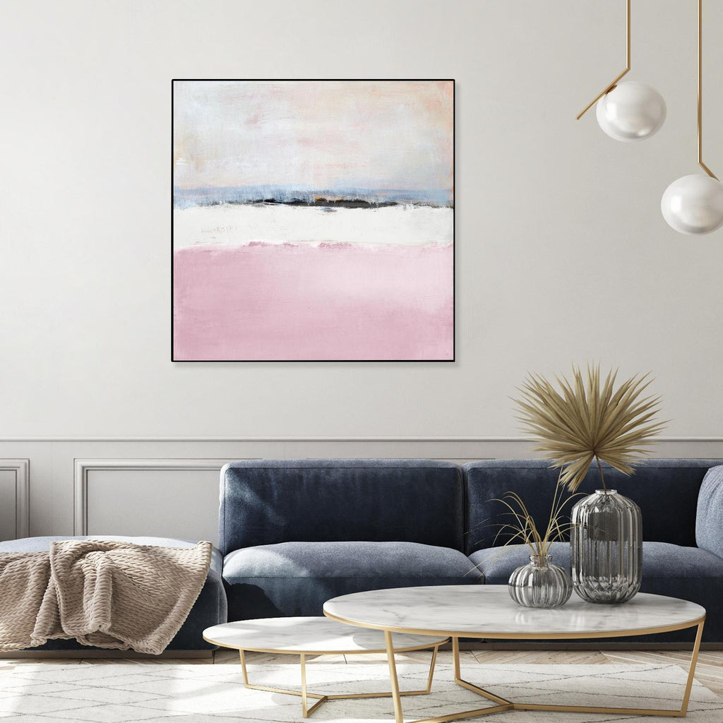 Pink Sea Abstract