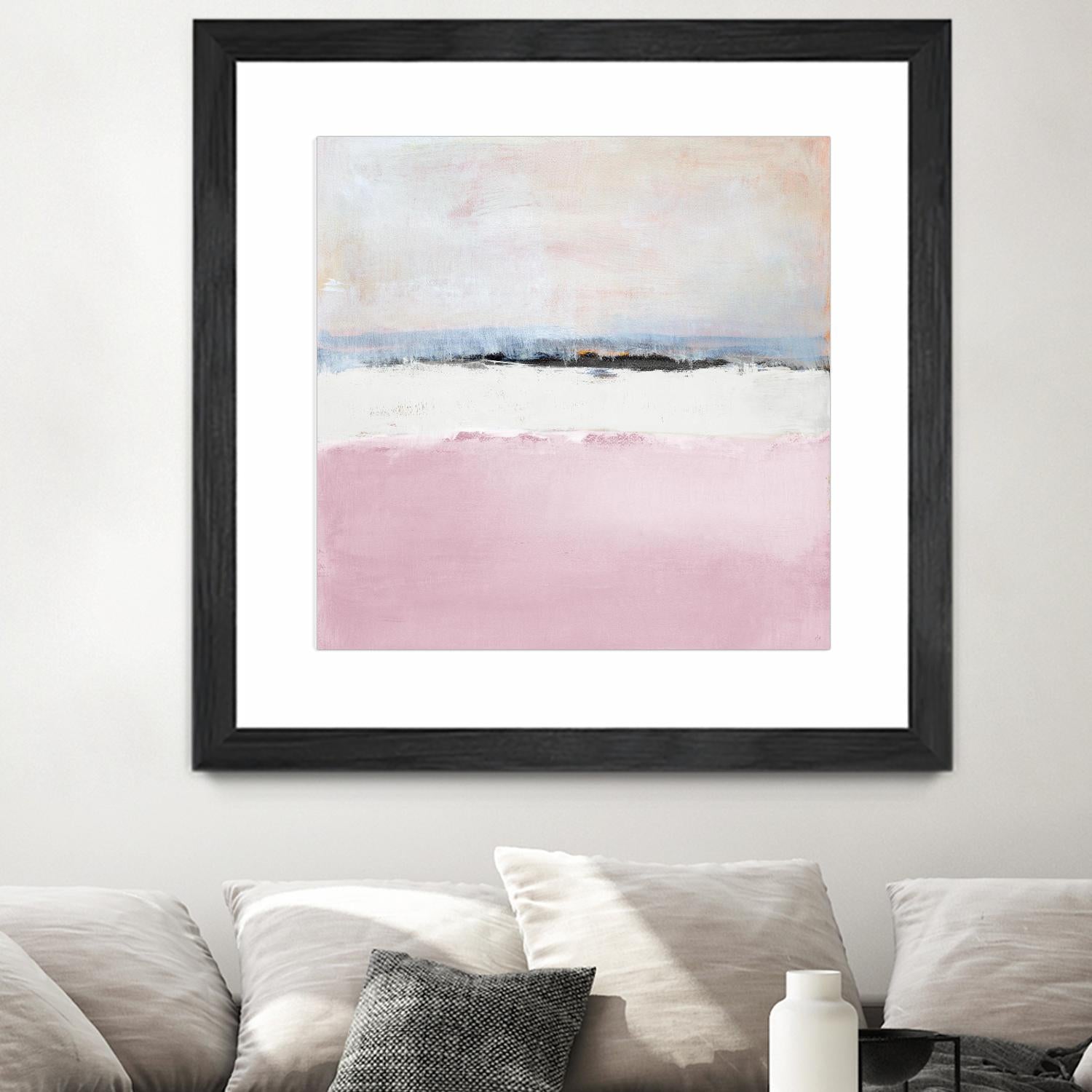 Pink Sea Abstract
