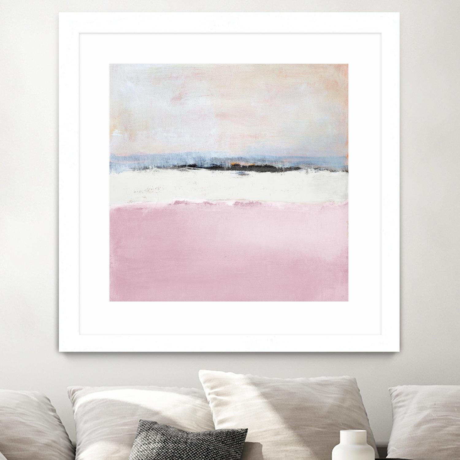 Pink Sea Abstract