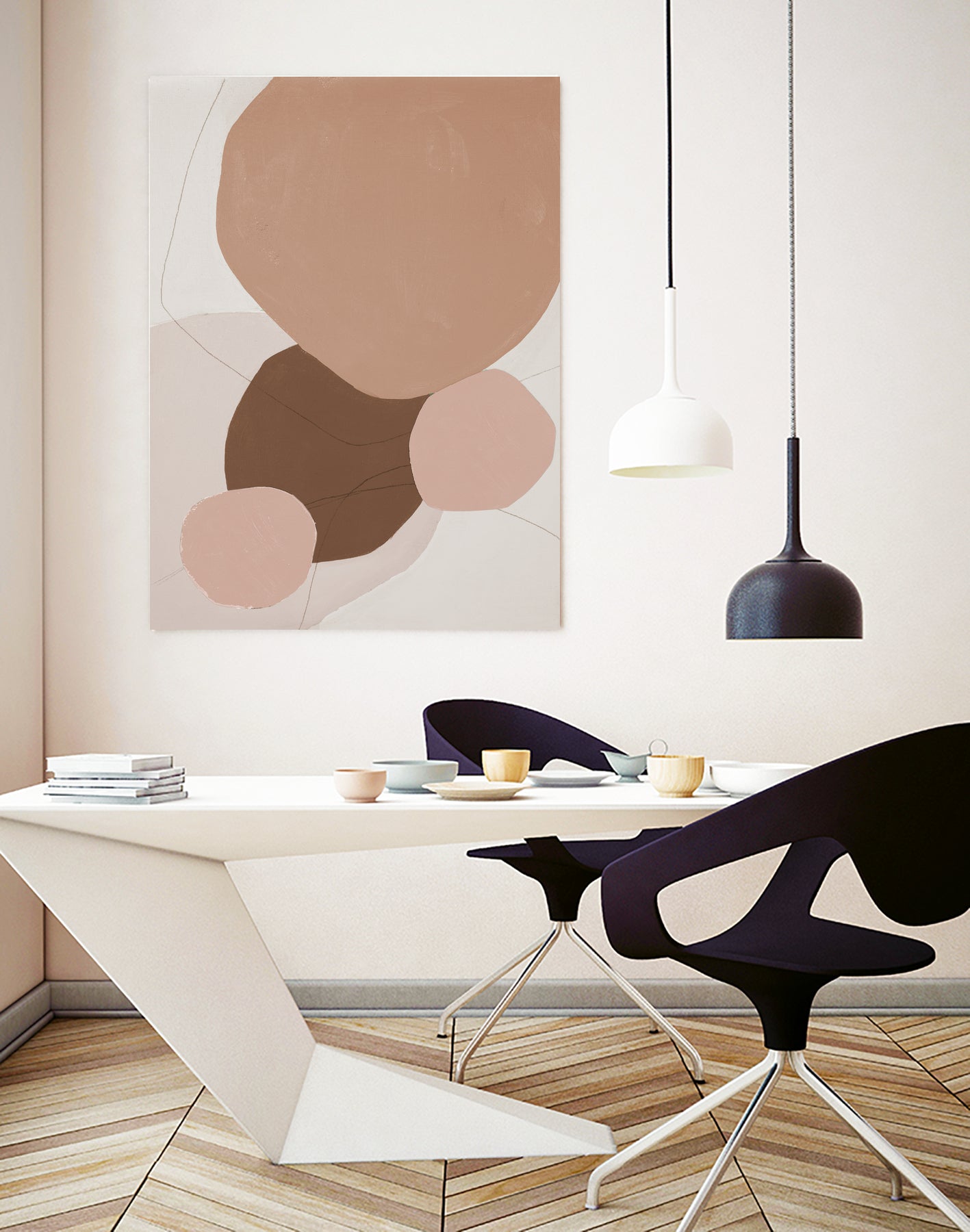Fresh Shapes In Brown