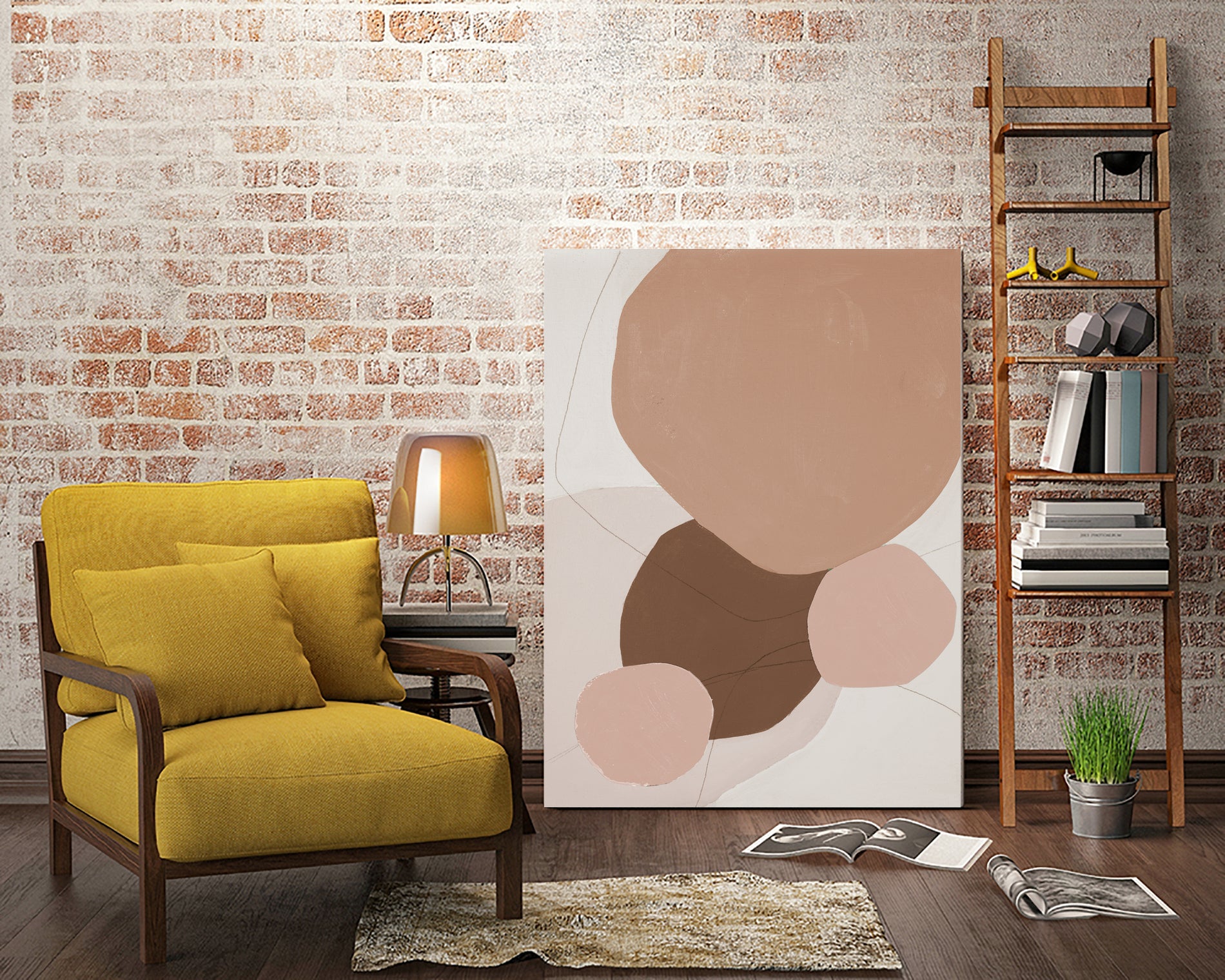 Fresh Shapes In Brown