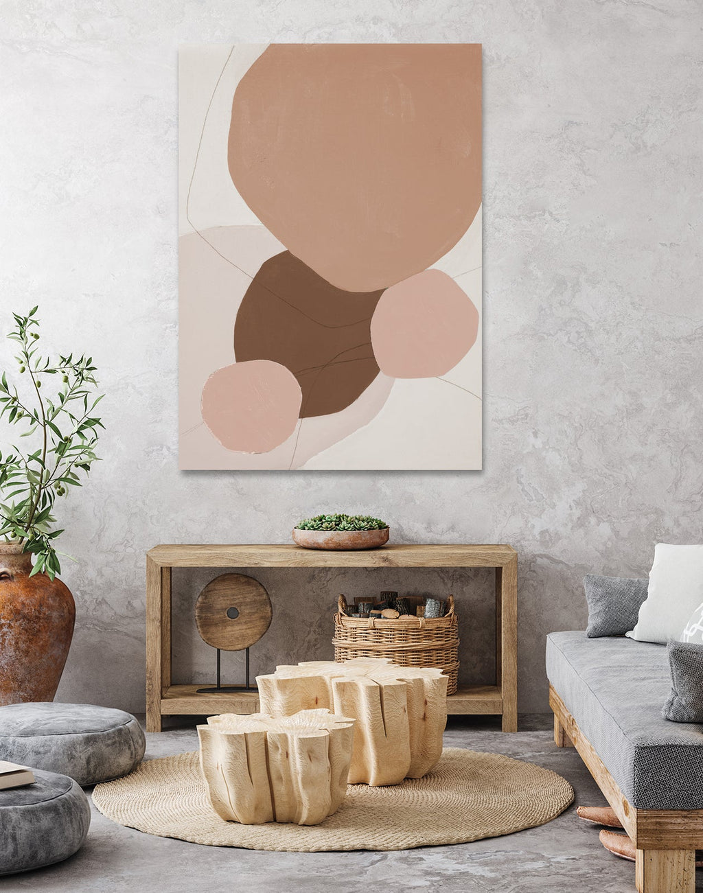 Fresh Shapes In Brown