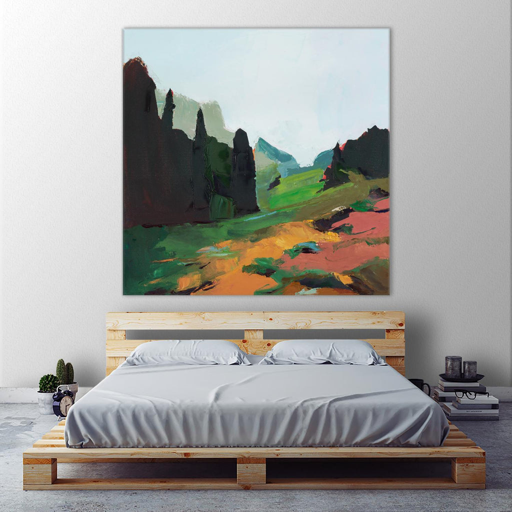 Green Alpine Meadow