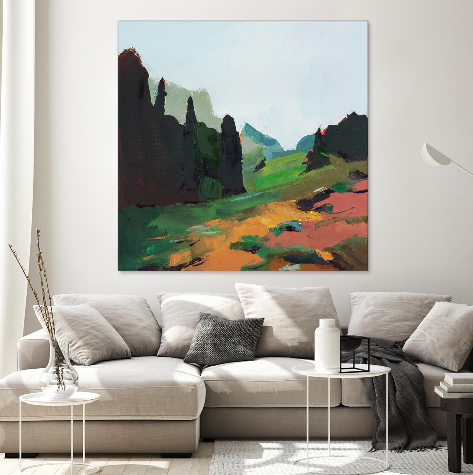 Green Alpine Meadow