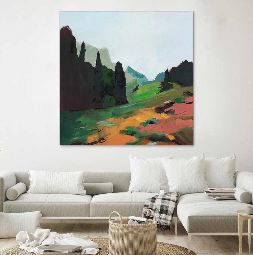 Green Alpine Meadow