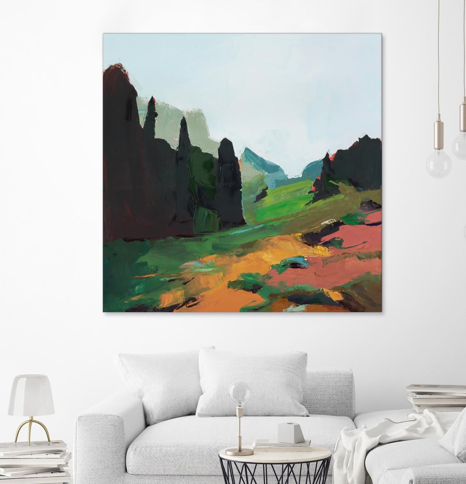 Green Alpine Meadow