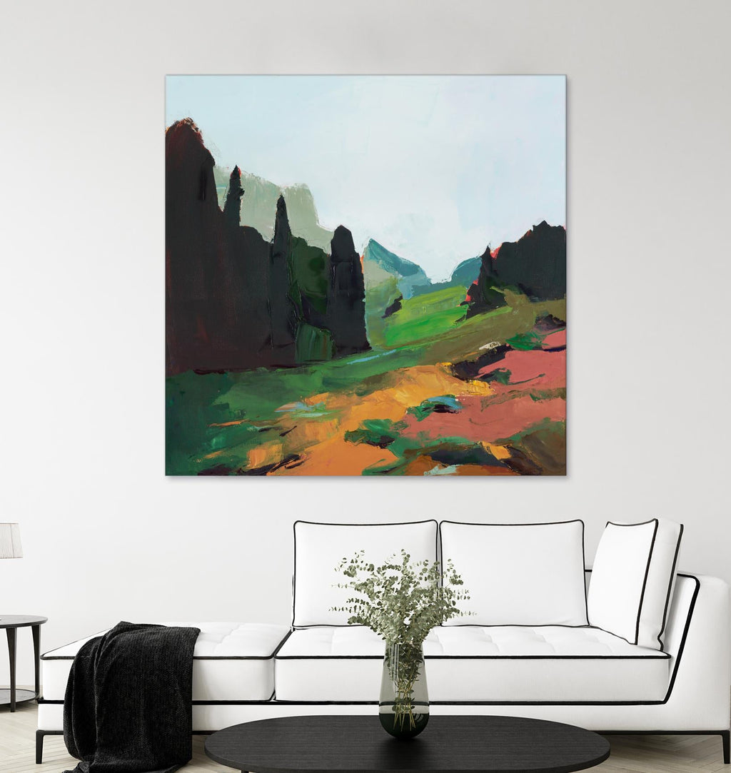 Green Alpine Meadow