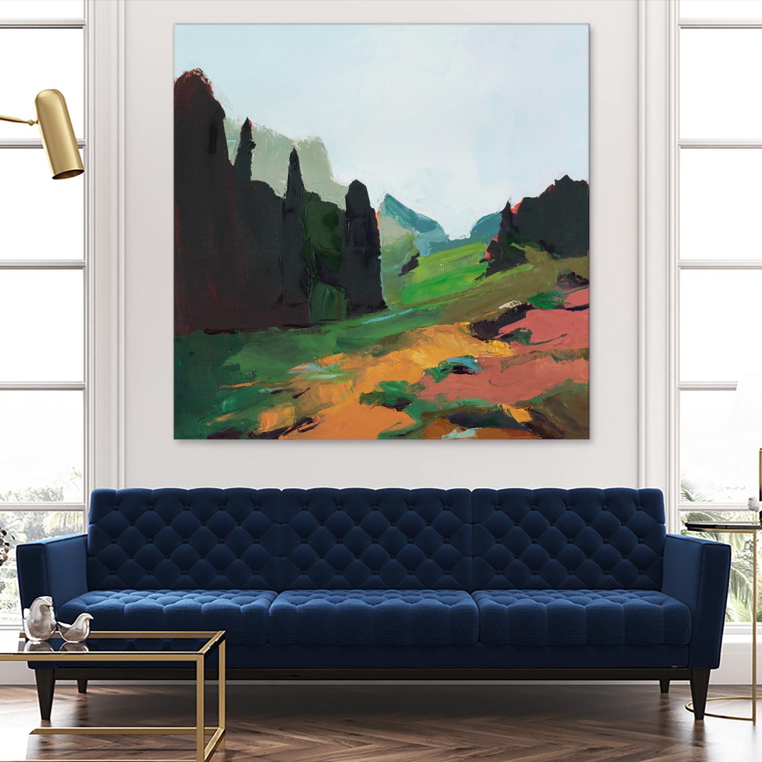 Green Alpine Meadow
