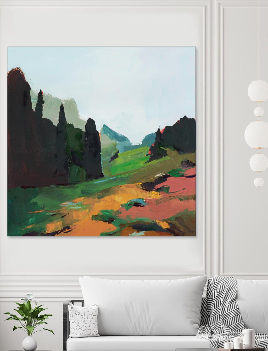Green Alpine Meadow
