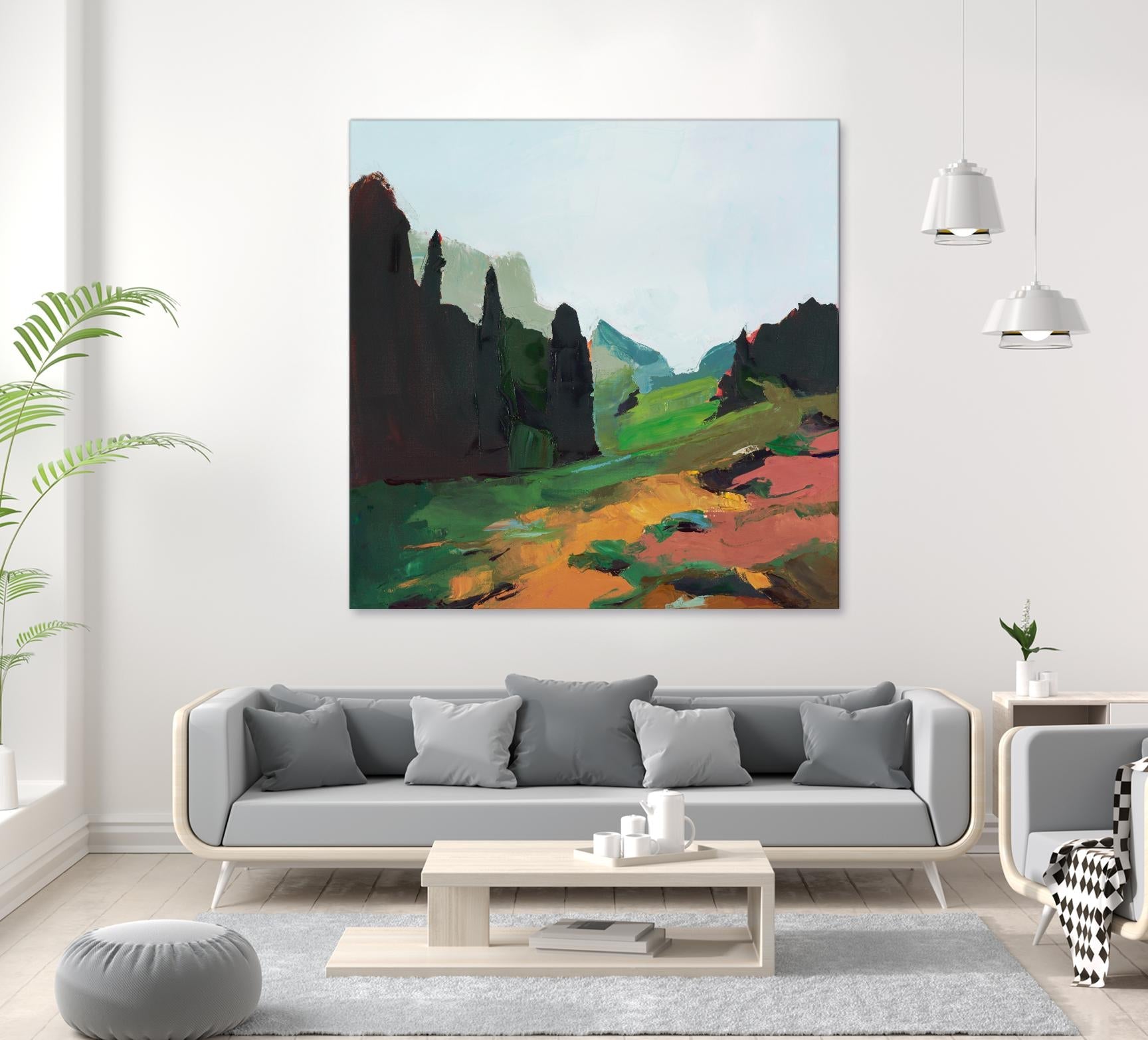 Green Alpine Meadow