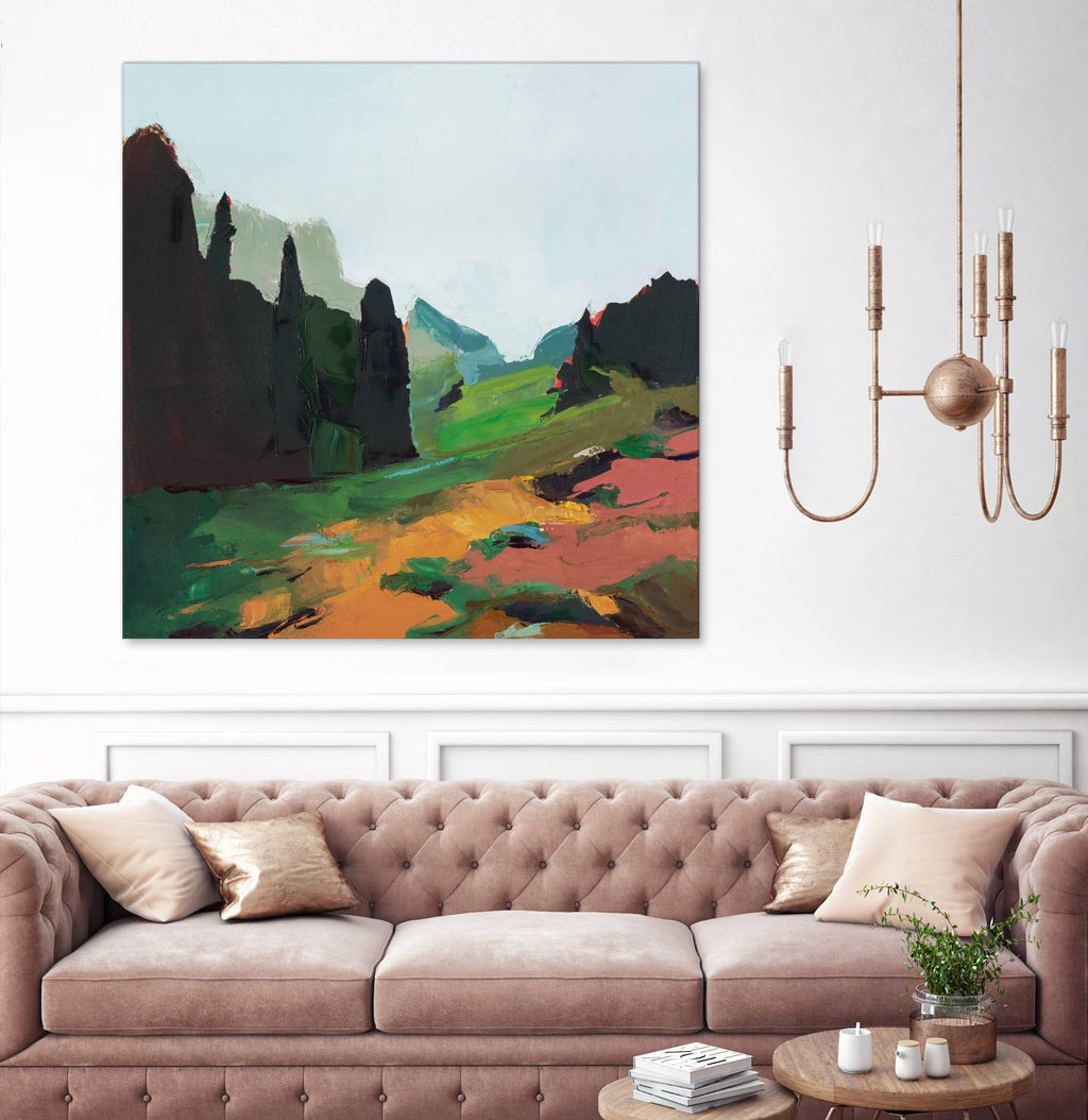 Green Alpine Meadow