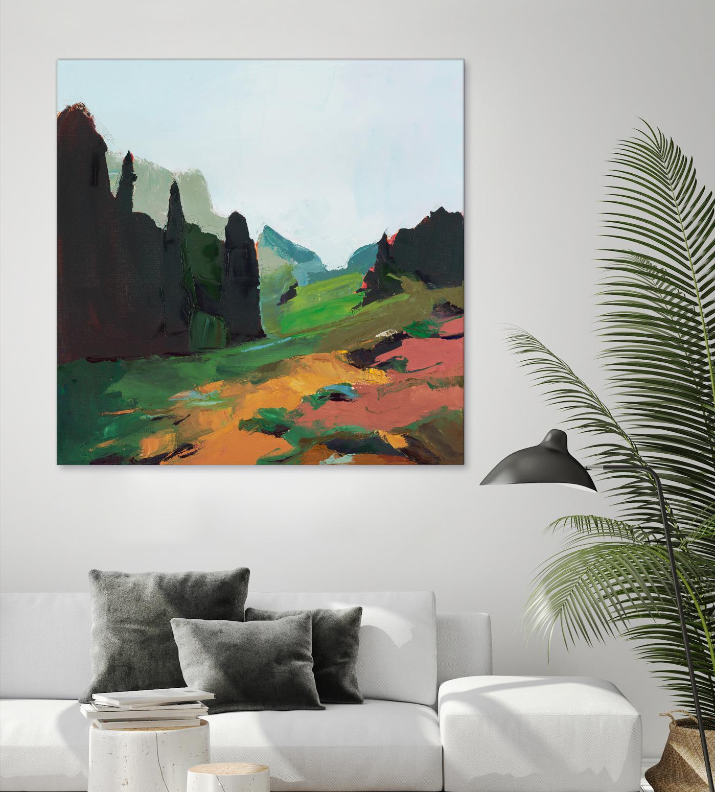 Green Alpine Meadow
