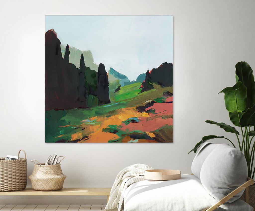 Green Alpine Meadow