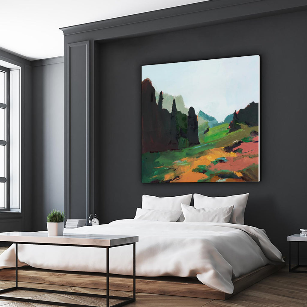 Green Alpine Meadow