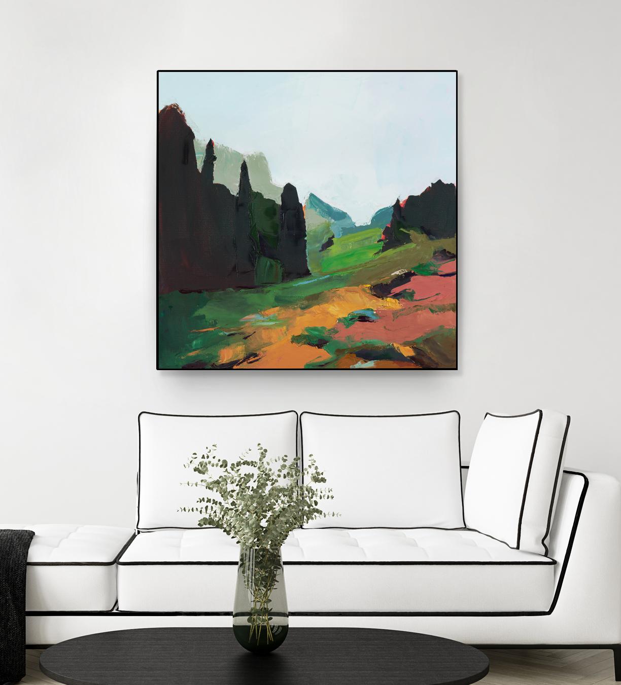 Green Alpine Meadow