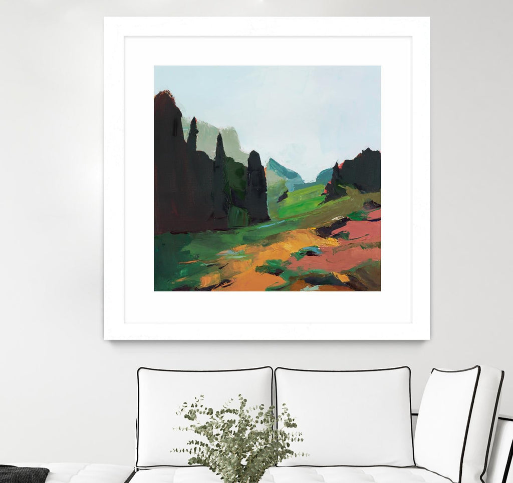 Green Alpine Meadow